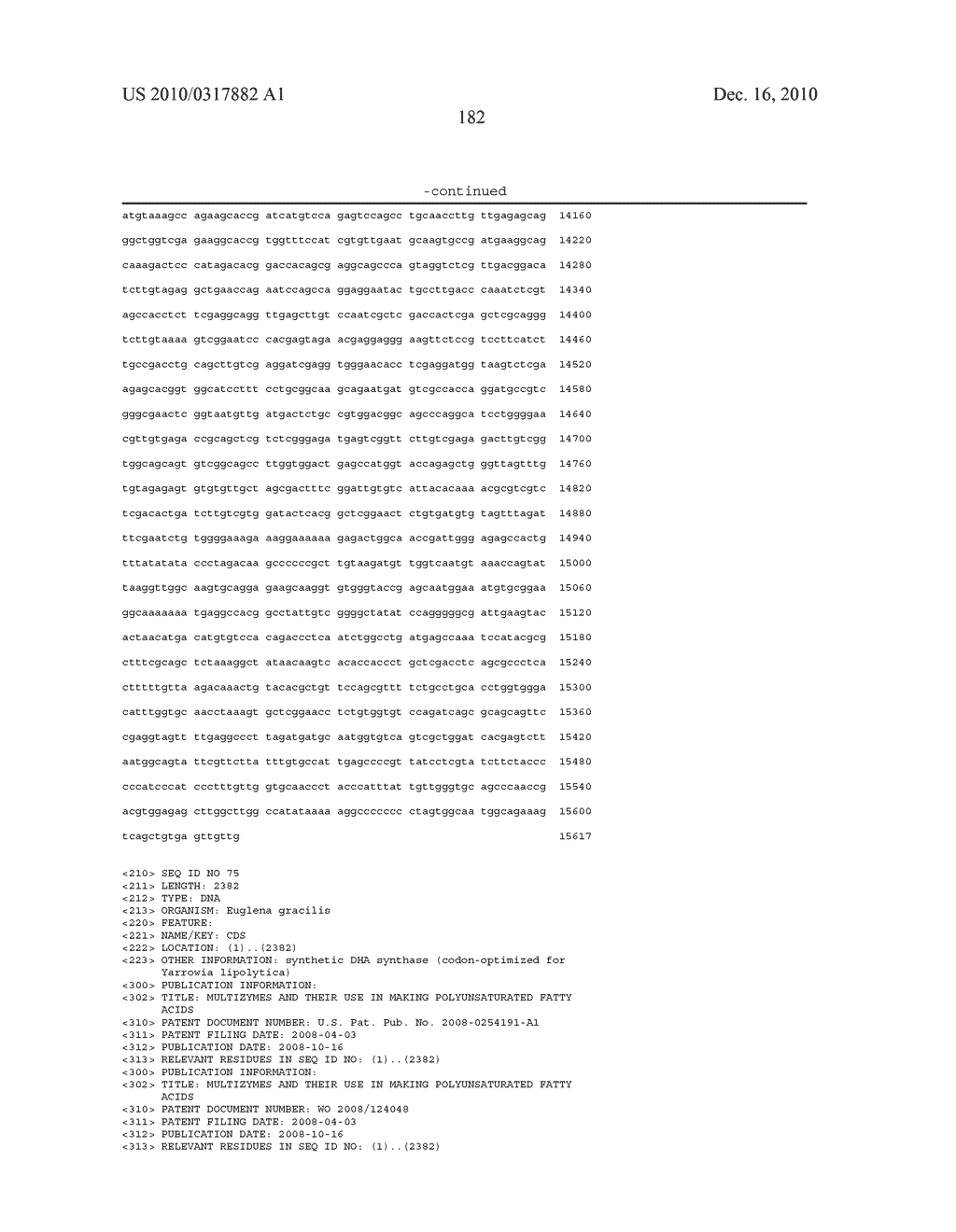 LONG CHAIN OMEGA-3 AND OMEGA-6 POLYUNSATURATED FATTY ACID BIOSYNTHESIS BY EXPRESSION OF ACYL-CoA LYSOPHOSPHOLIPID ACYLTRANSFERASES - diagram, schematic, and image 197