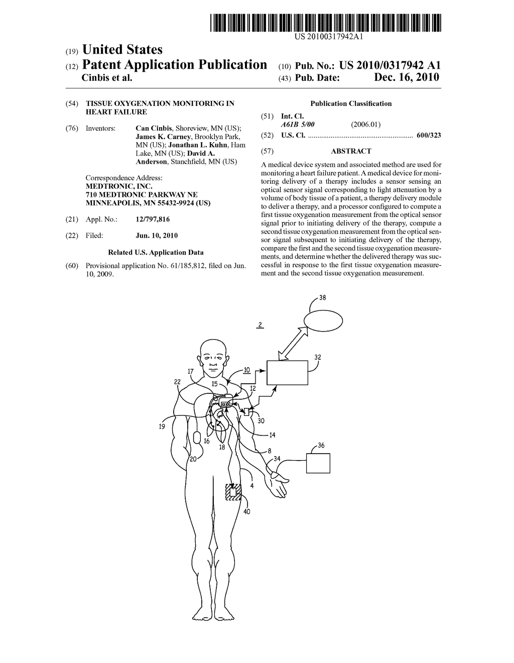 Tissue Oxygenation Monitoring in Heart Failure - diagram, schematic, and image 01