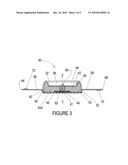 COMBINATION PAD AND PANTY SHIELD WITH RAISED CHANNEL diagram and image