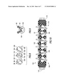 External fixation apparatus with adjustable pin clamping means diagram and image