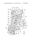 External fixation apparatus with adjustable pin clamping means diagram and image