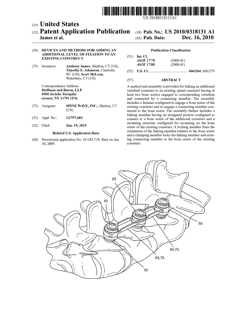 Devices and Methods for Adding an Additional Level of Fixation to an Existing Construct - diagram, schematic, and image 01