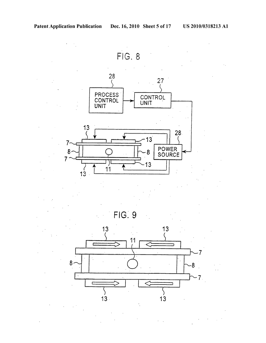 Apparatus for controlling flow of molten steel in mold - diagram, schematic, and image 06