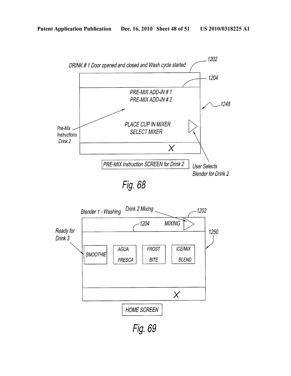 CONTROLLER AND METHOD OF CONTROLLING AN INTEGRATED SYSTEM FOR DISPENSING AND BLENDING/MIXING BEVERAGE INGREDIENTS - diagram, schematic, and image 49