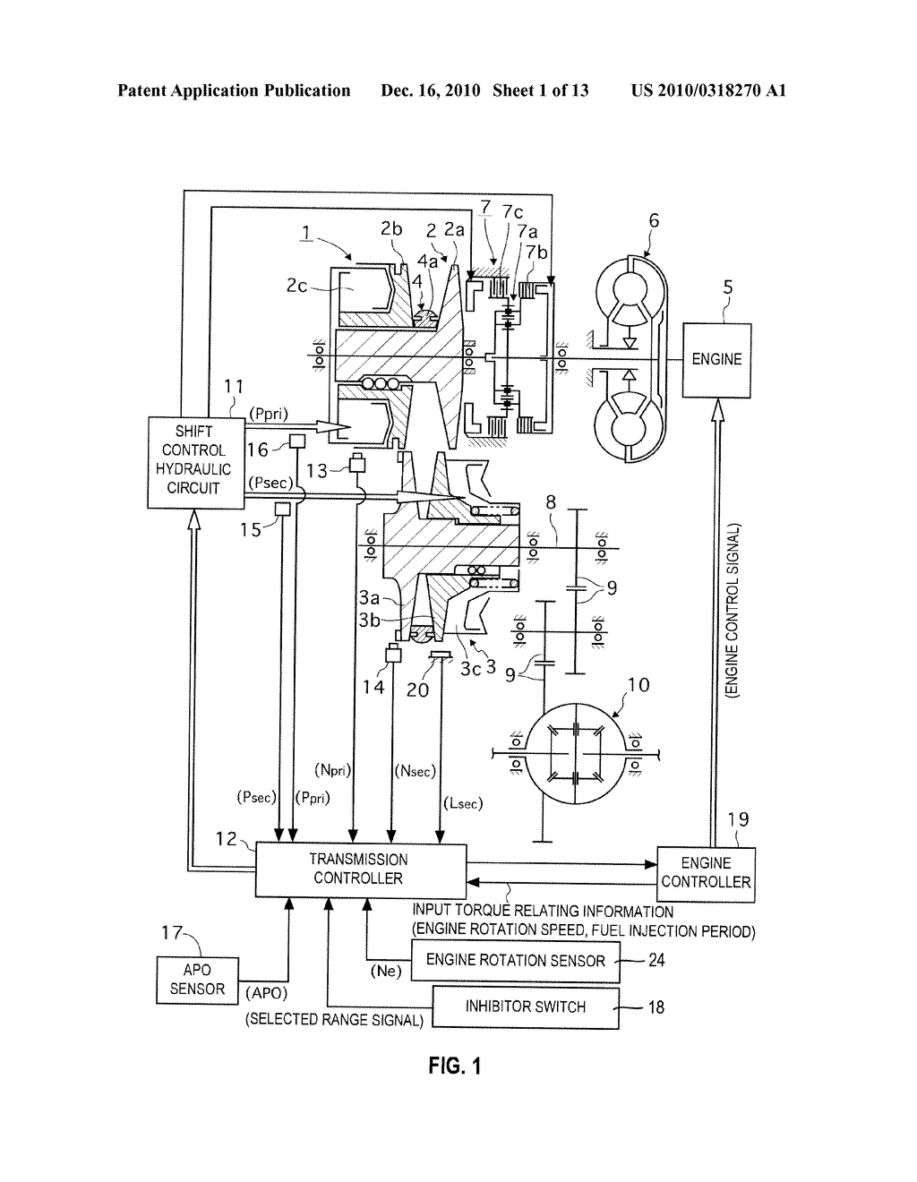 CONTROL APPARATUS OF DRIVING FORCE IN CASE OF BELT SLIPPING FOR VEHICLE EQUIPPED WITH V-BELT CONTINUOUSLY VARIABLE TRANSMISSION AND CONTROL METHOD THEREOF - diagram, schematic, and image 02
