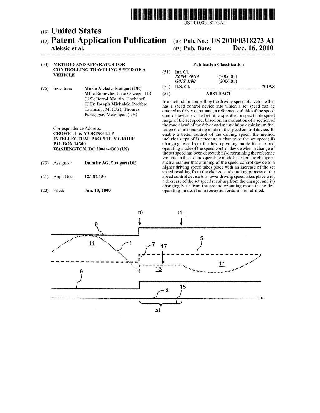 Method and Apparatus for Controlling Traveling Speed of a Vehicle - diagram, schematic, and image 01