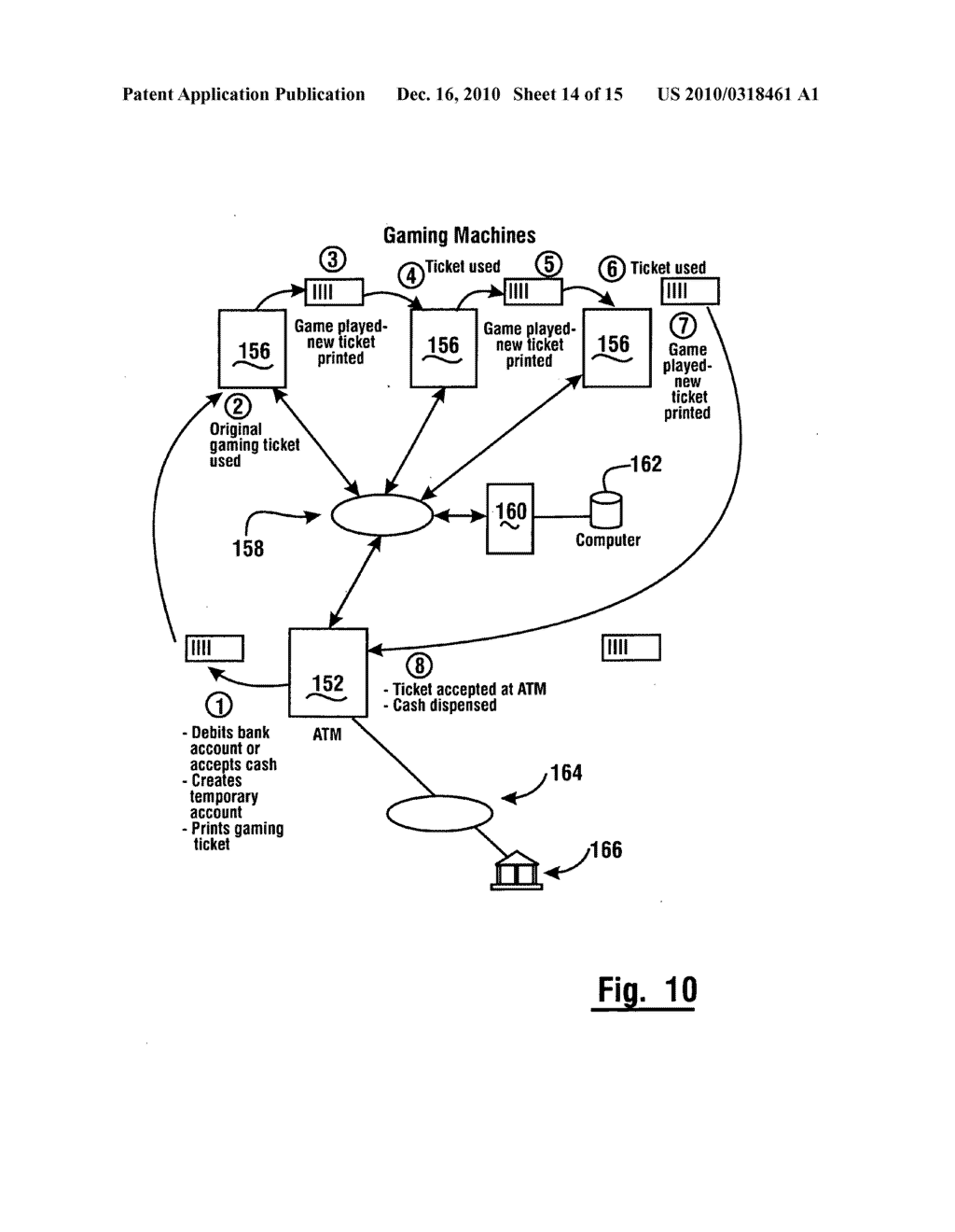 Automated banking machine system and method - diagram, schematic, and image 15