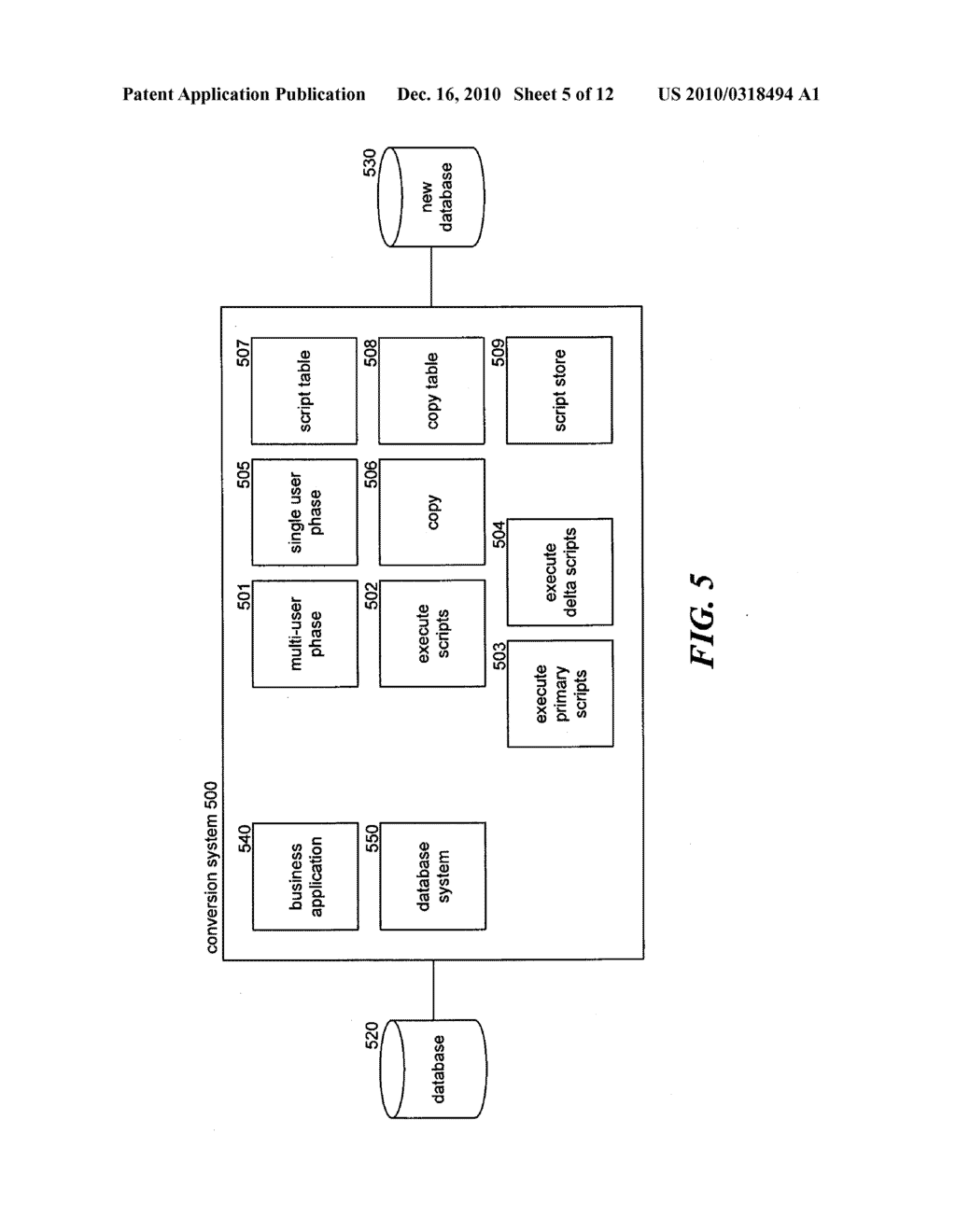 CONVERSION OF AN APPLICATION DATABASE TO MINIMIZE TIME IN SINGLE-USER ACCESS MODE - diagram, schematic, and image 06