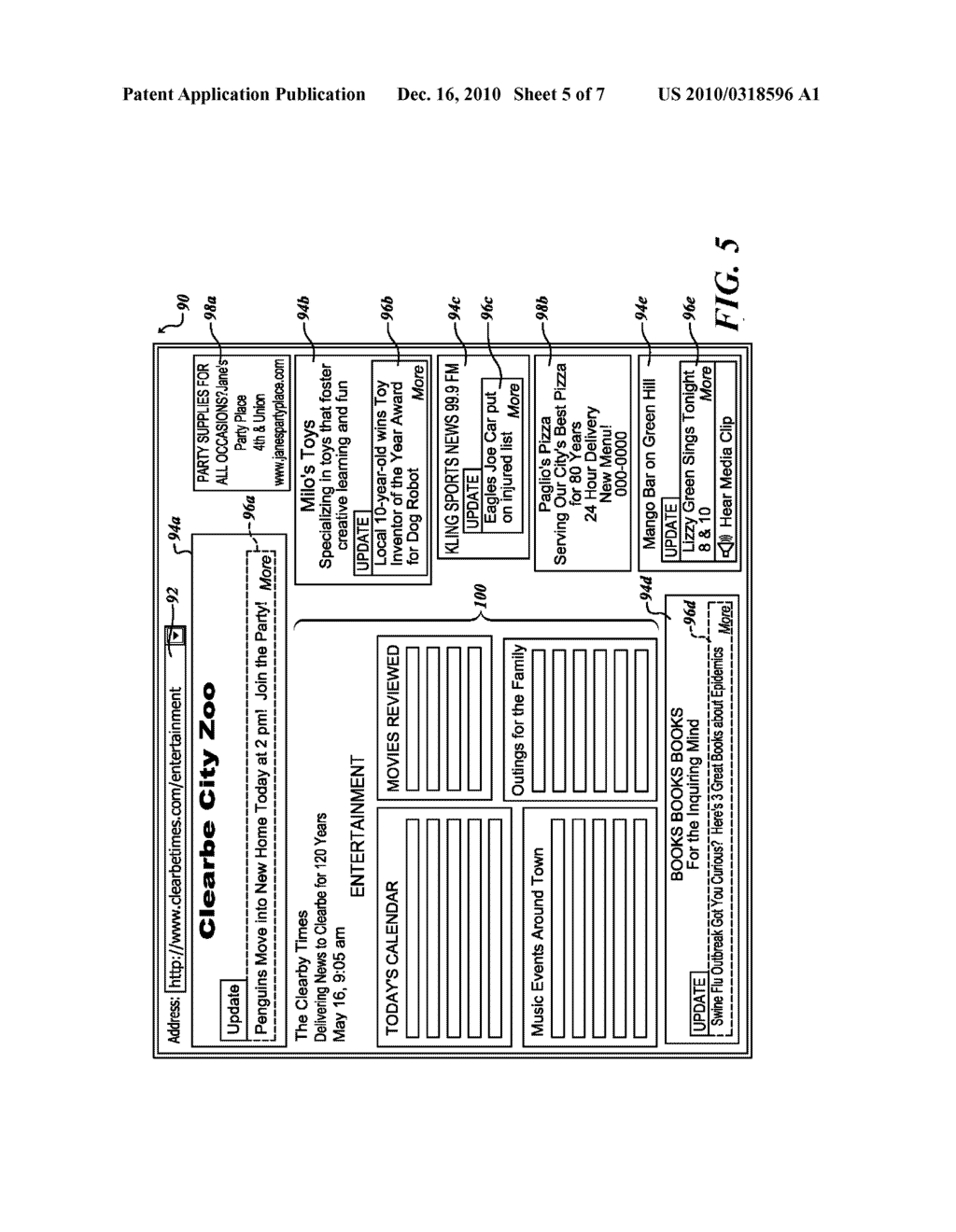 SYSTEMS AND METHODS FOR PROVIDING READILY UPDATABLE MEDIA CONTENT - diagram, schematic, and image 06