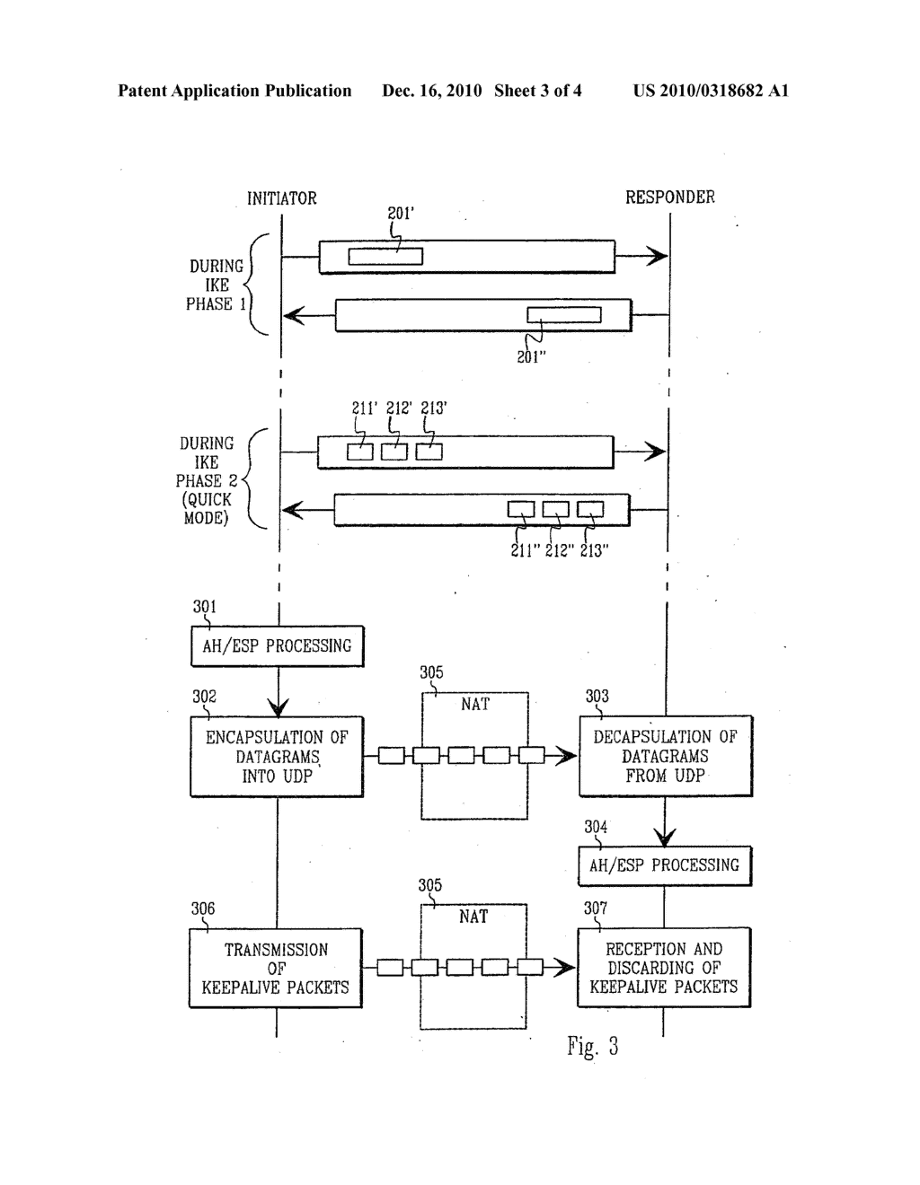 METHOD AND ARRANGEMENT FOR PROVIDING SECURITY THROUGH NETWORK ADDRESS TRANSLATIONS USING TUNNELING AND COMPENSATIONS - diagram, schematic, and image 04