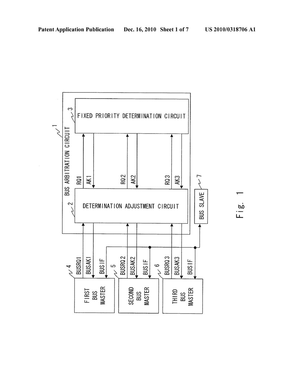 BUS ARBITRATION CIRCUIT AND BUS ARBITRATION METHOD - diagram, schematic, and image 02