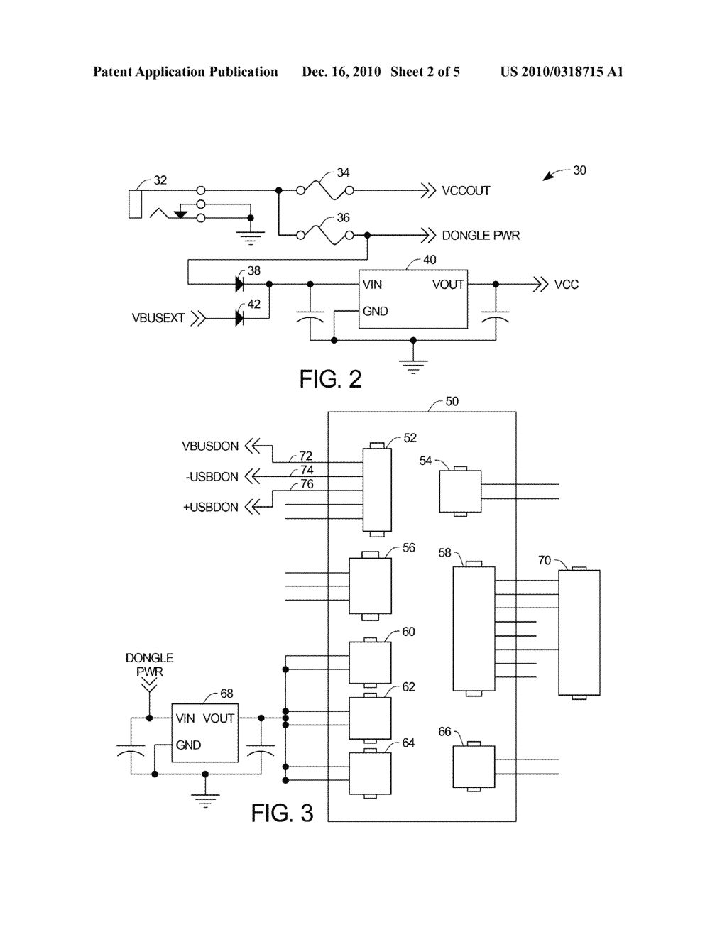 METHOD FOR SENSING AND AUTO SWITCHING BETWEEN TWO USB INPUT PORTS TO A SINGLE PORT ON THE PDA - diagram, schematic, and image 03