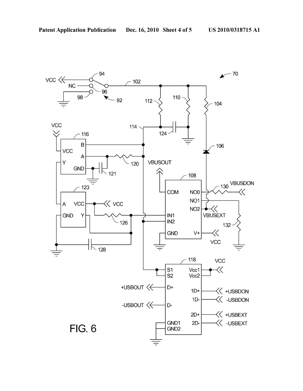 METHOD FOR SENSING AND AUTO SWITCHING BETWEEN TWO USB INPUT PORTS TO A SINGLE PORT ON THE PDA - diagram, schematic, and image 05