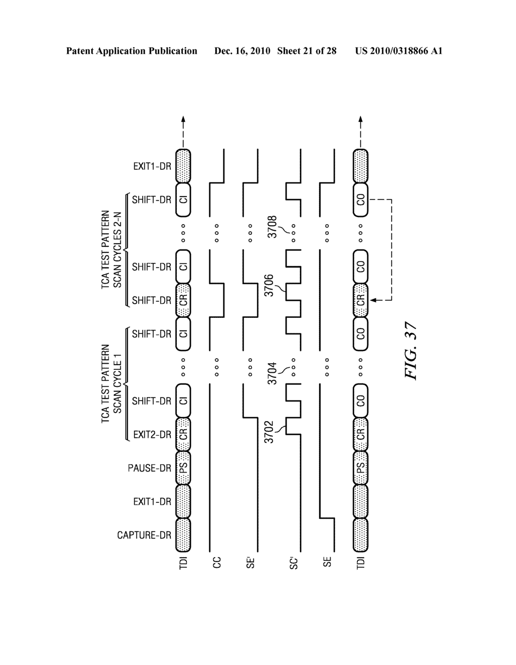 TEST COMPRESSION IN A JTAG DAISY-CHAIN ENVIRONMENT - diagram, schematic, and image 22