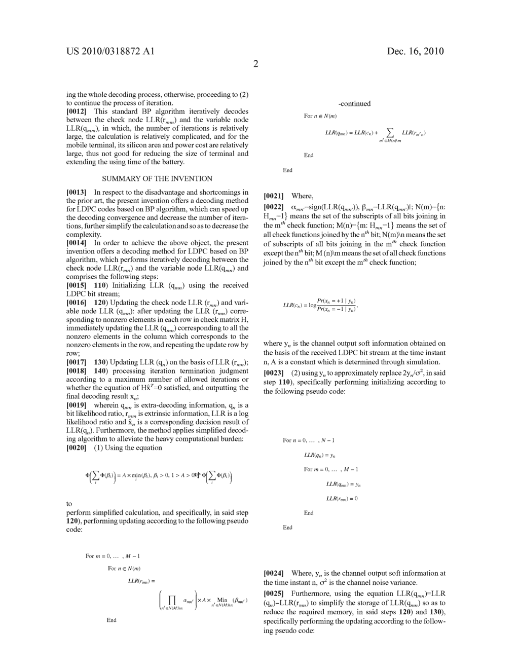  Decoding Method for LDPC Code Based on BP Arithmetic - diagram, schematic, and image 10