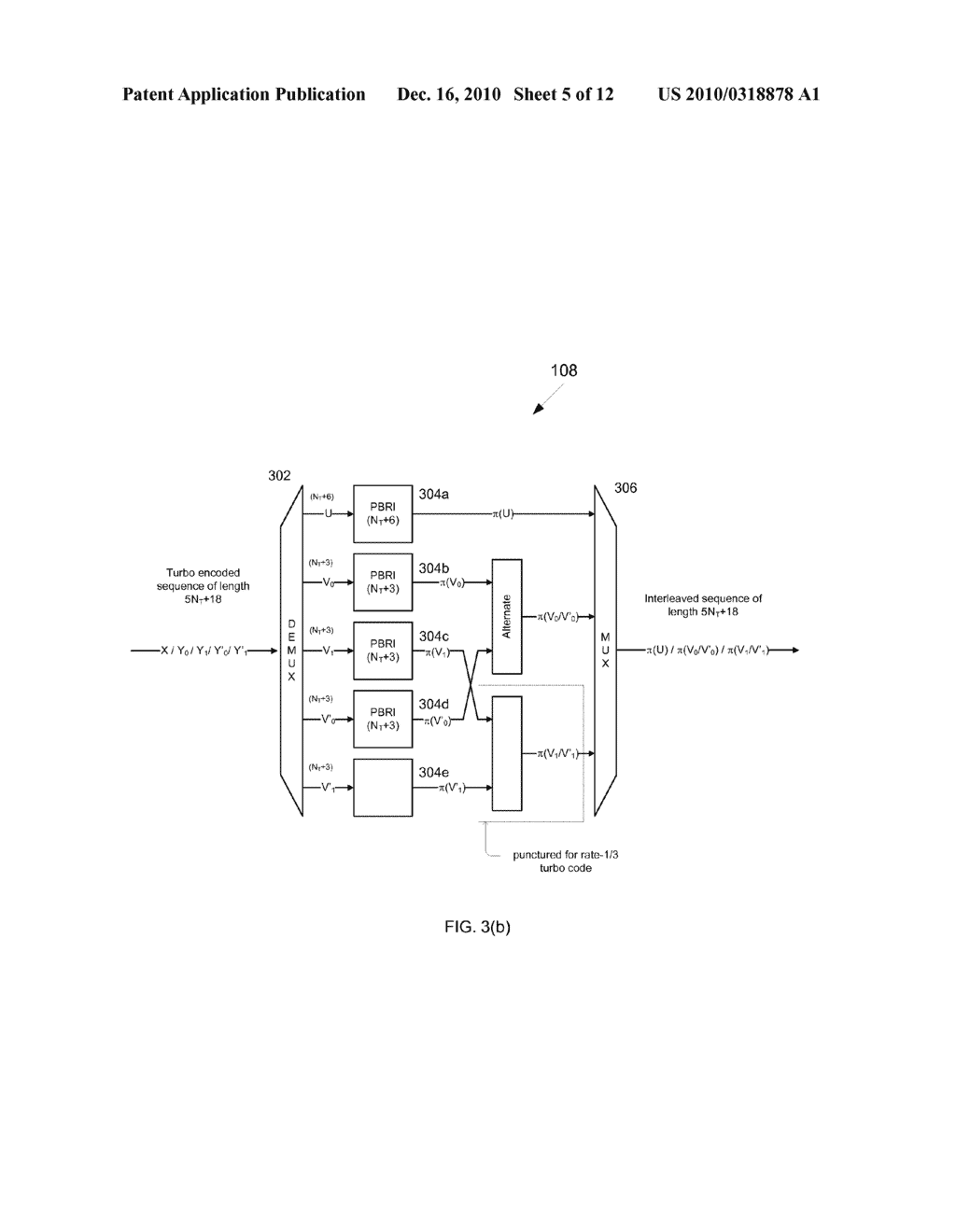 COMMUNICATIONS CHANNEL PARALLEL INTERLEAVER AND DE-INTERLEAVER - diagram, schematic, and image 06