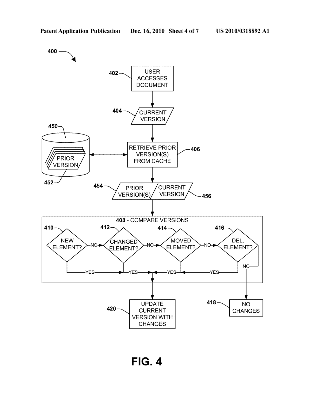 IDENTIFYING CHANGES FOR ONLINE DOCUMENTS - diagram, schematic, and image 05