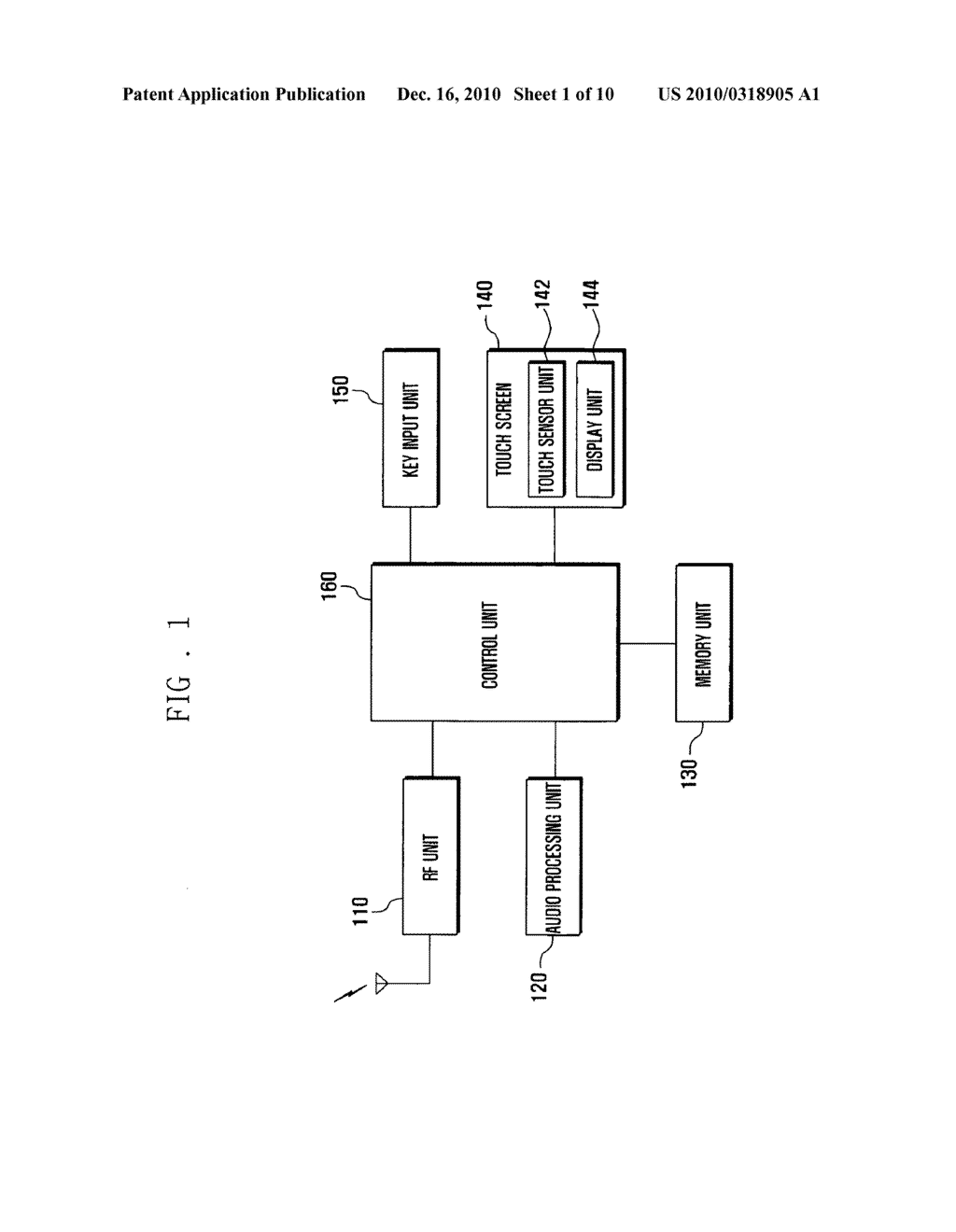 Method for displaying menu screen in electronic devicing having touch screen - diagram, schematic, and image 02