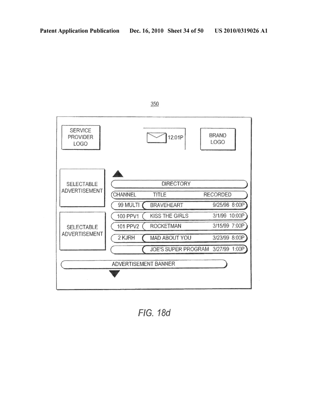 CLIENT SERVER BASED INTERACTIVE TELEVISION PROGRAM GUIDE SYSTEM WITH REMOTE SERVER RECORDING - diagram, schematic, and image 35