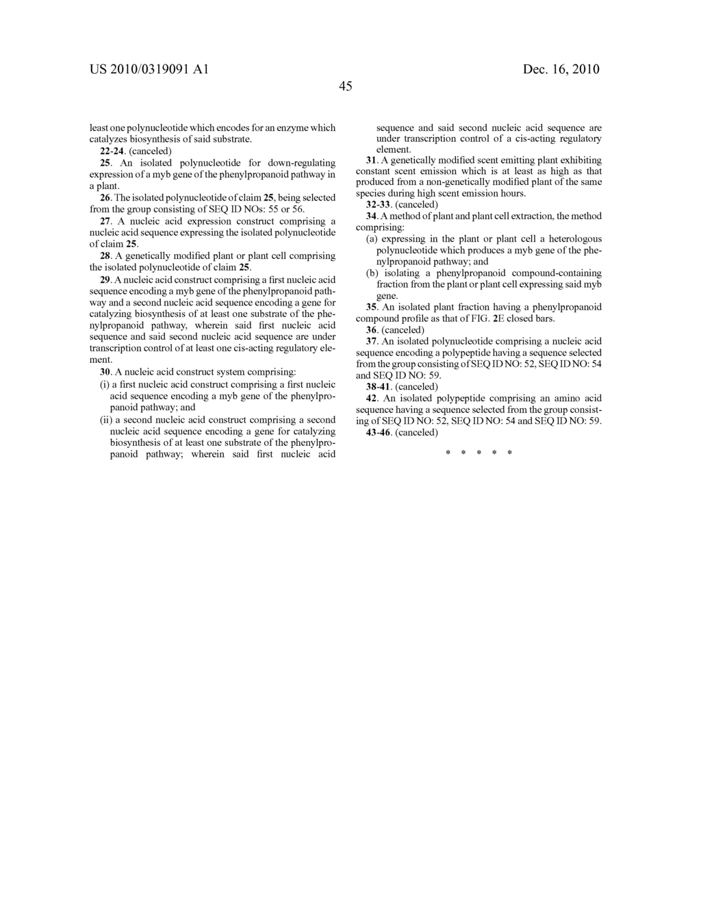 METHODS OF MODULATING PRODUCTION OF PHENYLPROPANOID COMPOUNDS IN PLANTS - diagram, schematic, and image 68