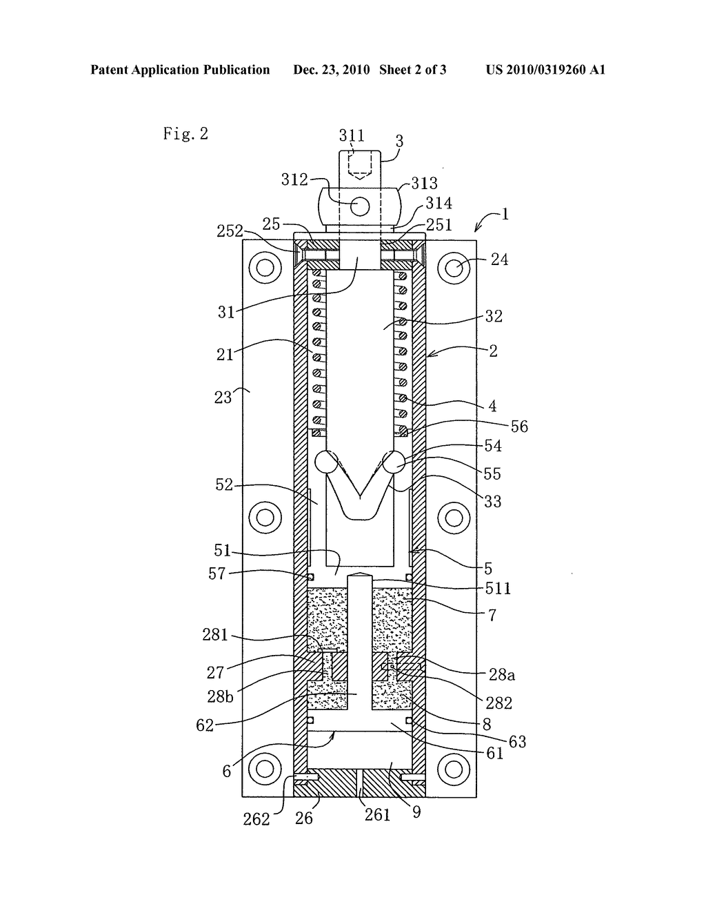 HINGE FOR AUTOMATICALLY-CLOSING DOOR WHICH OPENS IN BOTH DIRECTIONS AND STRUCTURE FOR DOOR WHICH OPENING IN BOTH DIRECTIONS - diagram, schematic, and image 03