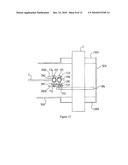 DEVICE FOR CONVERTING A BIDIRECTIONAL ROTATION MOTION AROUND TWO ROTATION AXES INTO AN UNIDIRECTIONAL ROTATION MOTION AROUND A SINGLE ROTATION AXIS, AND POWER PRODUCTION SYSTEM USING SAID DEVICE diagram and image