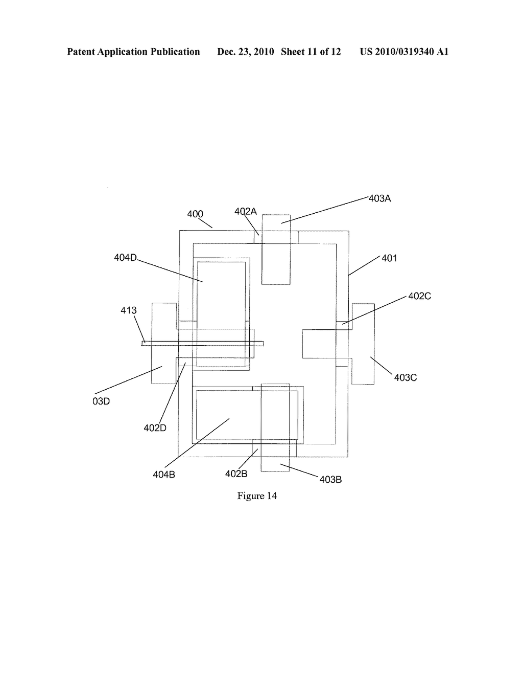 DEVICE FOR CONVERTING A BIDIRECTIONAL ROTATION MOTION AROUND TWO ROTATION AXES INTO AN UNIDIRECTIONAL ROTATION MOTION AROUND A SINGLE ROTATION AXIS, AND POWER PRODUCTION SYSTEM USING SAID DEVICE - diagram, schematic, and image 12