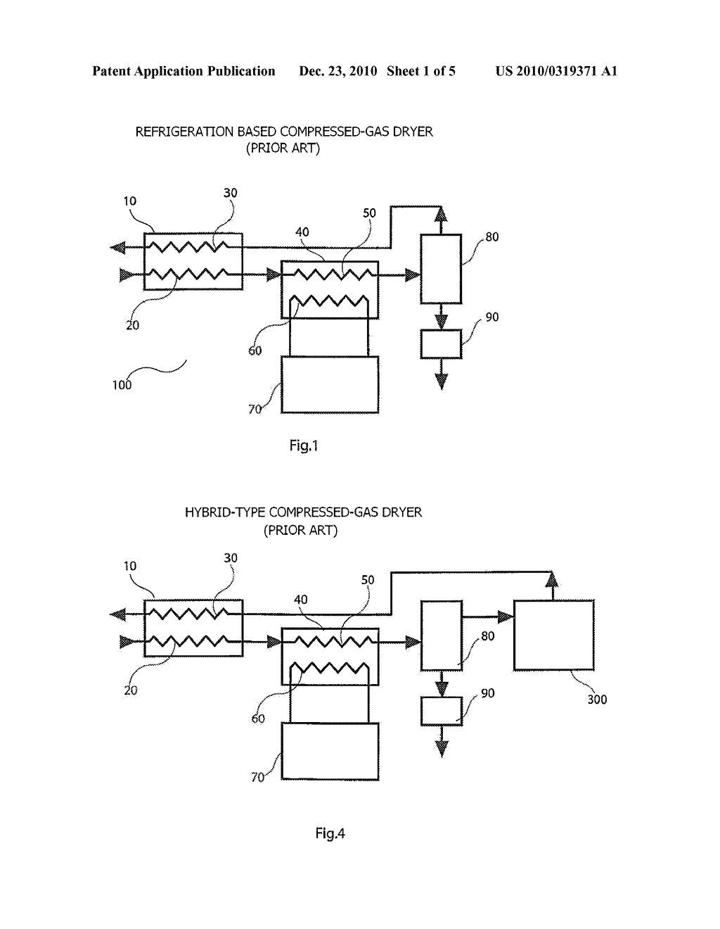 METHOD AND APPARATUS FOR DRYING COMPRESSED GASES - diagram, schematic, and image 02