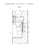 Lever for dispenser and refrigerator having the same diagram and image