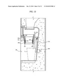 Lever for dispenser and refrigerator having the same diagram and image