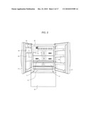 LEVER FOR DISPENSER AND REFRIGERATOR HAVING THE SAME diagram and image