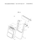 LEVER FOR DISPENSER AND REFRIGERATOR HAVING THE SAME diagram and image