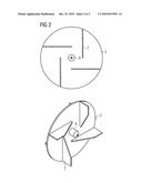 Thrower wheel of a mechanical stoker diagram and image