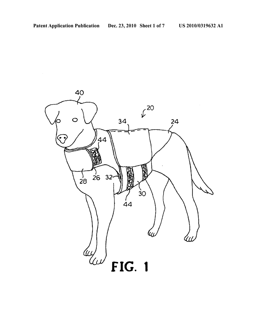 PRESSURE-APPLYING GARMENT FOR ANIMALS - diagram, schematic, and image 02