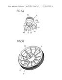 Driving device for an adjusting system of a motor vehicle diagram and image