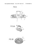 Driving device for an adjusting system of a motor vehicle diagram and image