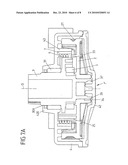 Driving device for an adjusting system of a motor vehicle diagram and image