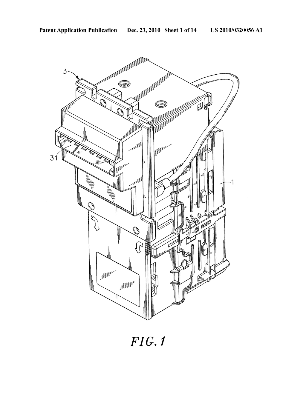 BILL ACCEPTOR THAT PREVENTS ARCHING OF EACH RECEIVED BILL - diagram, schematic, and image 02