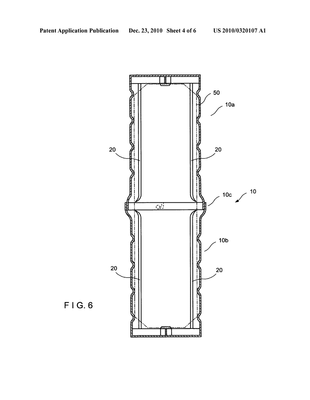 Large paint roller sleeve storage container - diagram, schematic, and image 05