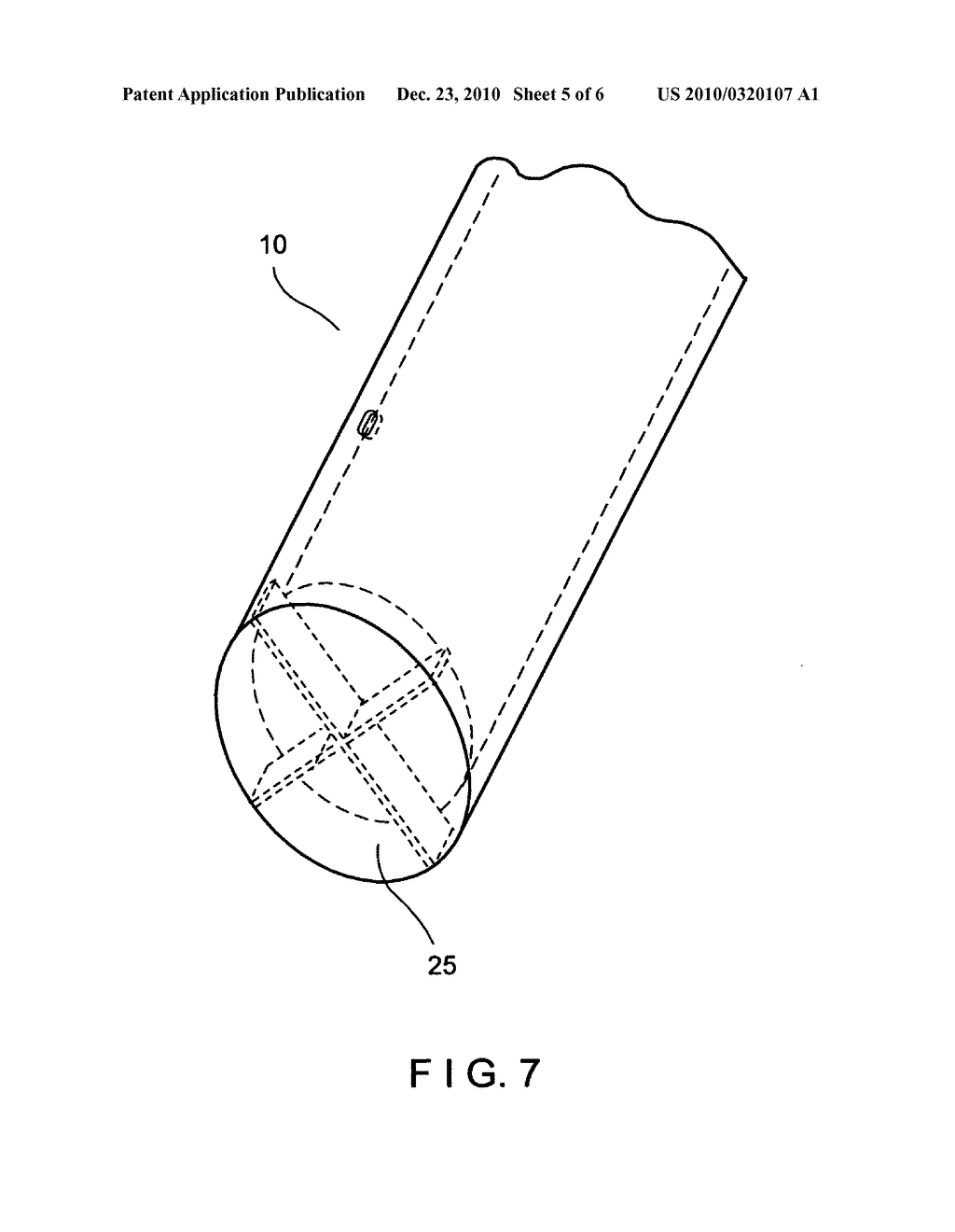 Large paint roller sleeve storage container - diagram, schematic, and image 06