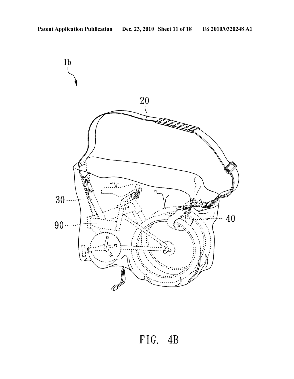 Bicycle bag - diagram, schematic, and image 12