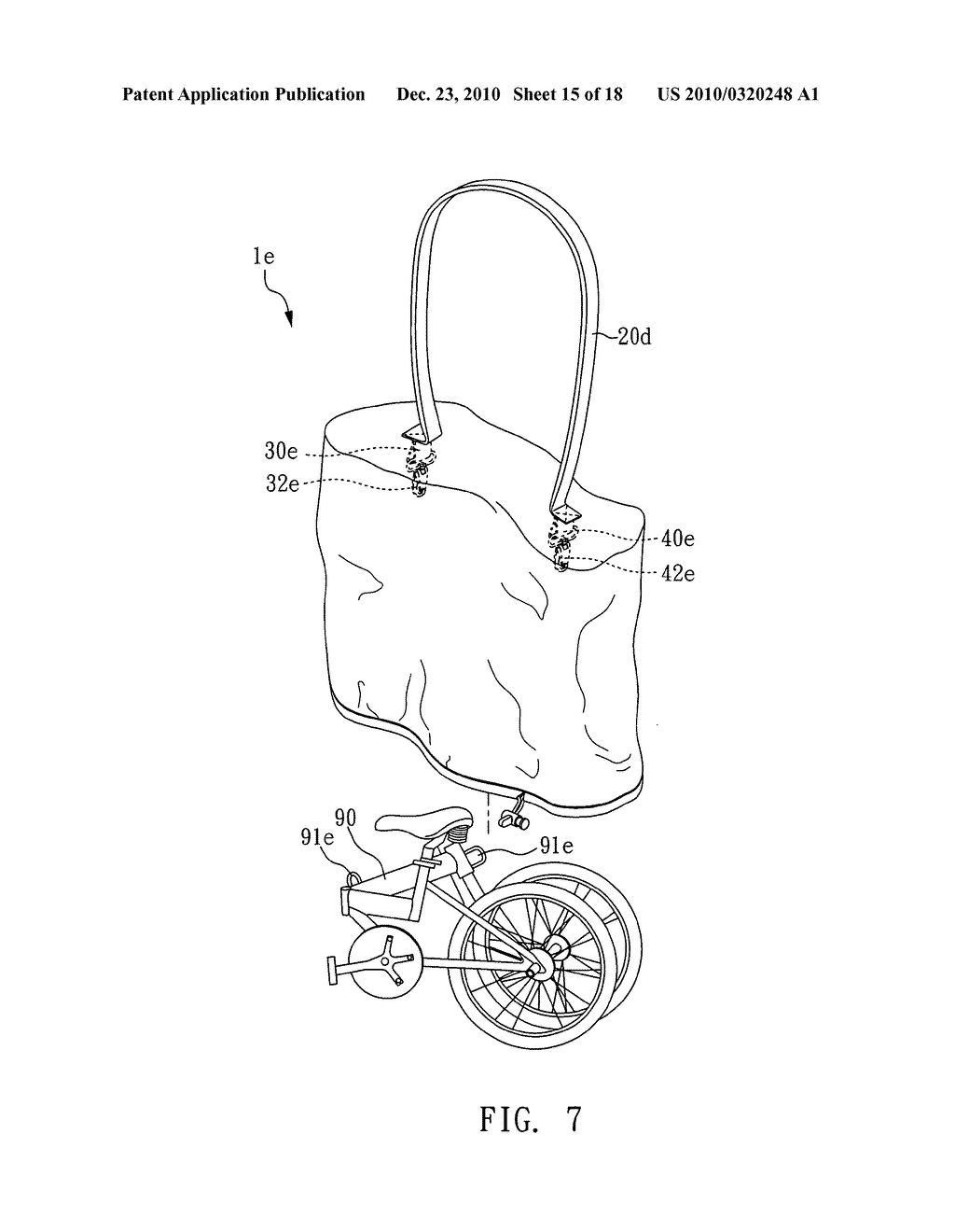 Bicycle bag - diagram, schematic, and image 16