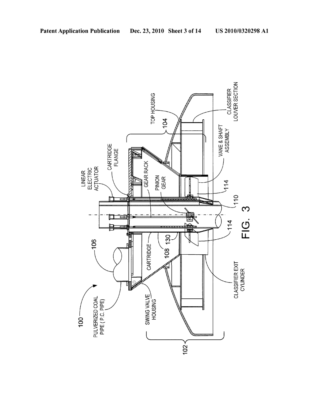 SYSTEM FOR CONTROLLING COAL FLOW IN A COAL PULVERIZER - diagram, schematic, and image 04