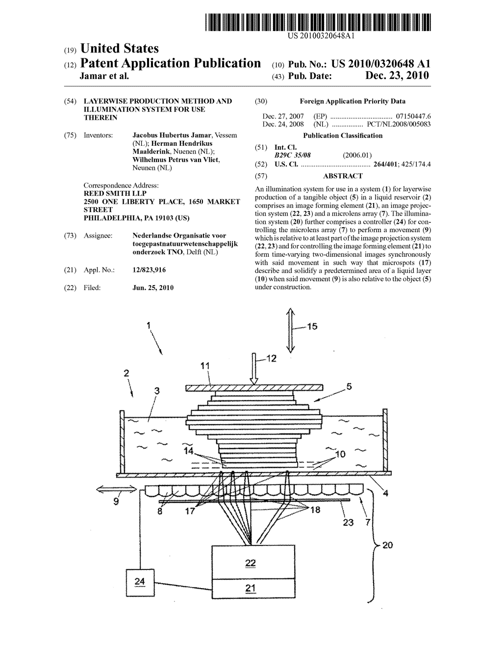 LAYERWISE PRODUCTION METHOD AND ILLUMINATION SYSTEM FOR USE THEREIN - diagram, schematic, and image 01