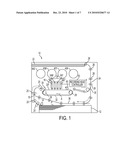 SEGMENTED RIGID PLATE BELT TRANSPORT WITH A HIGH MOTION QUALITY DRIVE MECHANISM diagram and image