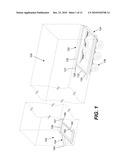 SYSTEM AND METHOD OF TRANSPORTING AND POSITIONING A DEPLOYABLE PREFABRICATED STRUCTURE diagram and image