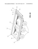 SYSTEM AND METHOD OF TRANSPORTING AND POSITIONING A DEPLOYABLE PREFABRICATED STRUCTURE diagram and image