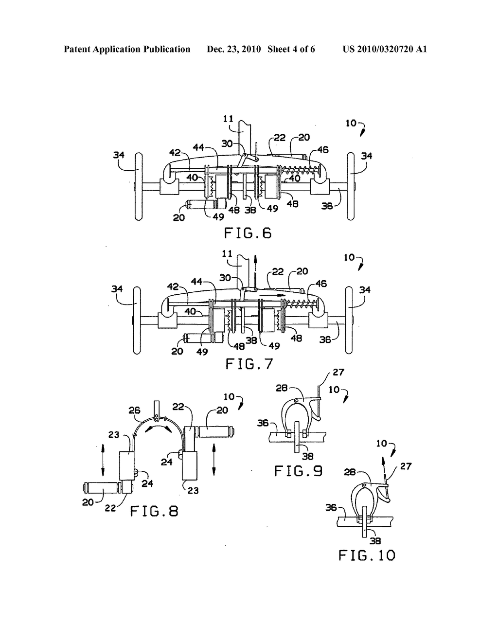 Motion transfer mechanism for transferring reciprocal motion to rotary motion and rider-propelled vehicle utilizing motion transfer mechanism - diagram, schematic, and image 05