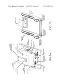 Vehicle Charging Station Having a Dual Position Locking Door diagram and image