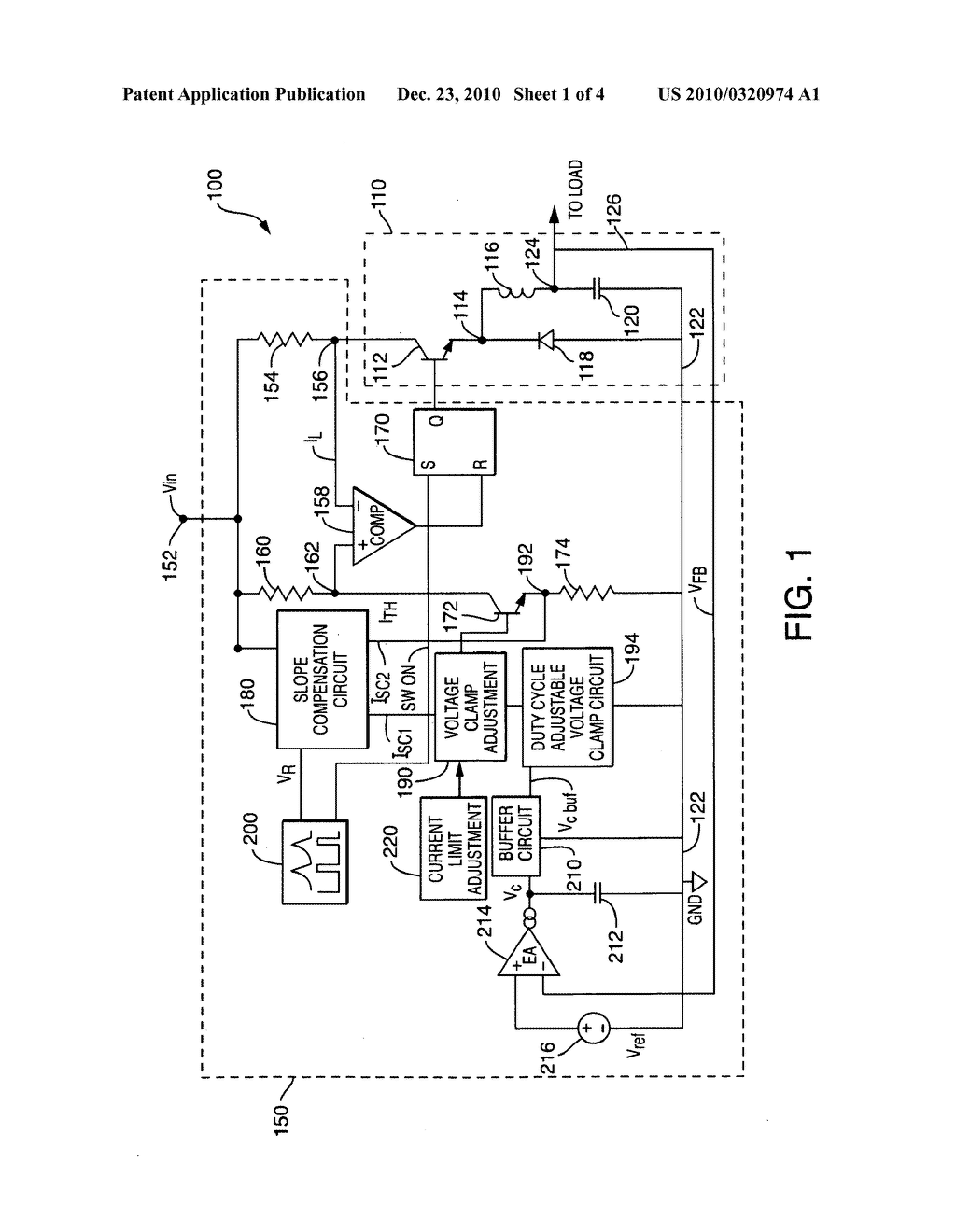 ADJUSTABLE CURRENT LIMIT SWITCHING REGULATOR WITH CONSTANT LOOP GAIN - diagram, schematic, and image 02